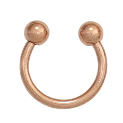 Piercing 10,3mm aus Edelstahl rotvergoldet Edelstahlpiercing