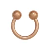 Piercing 8,5mm aus Edelstahl rotvergoldet Edelstahlpiercing