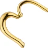 Piercing Segmentring, Herz, klappbar, Edelstahl mit Gelbgold-Farbe Körperschmuck