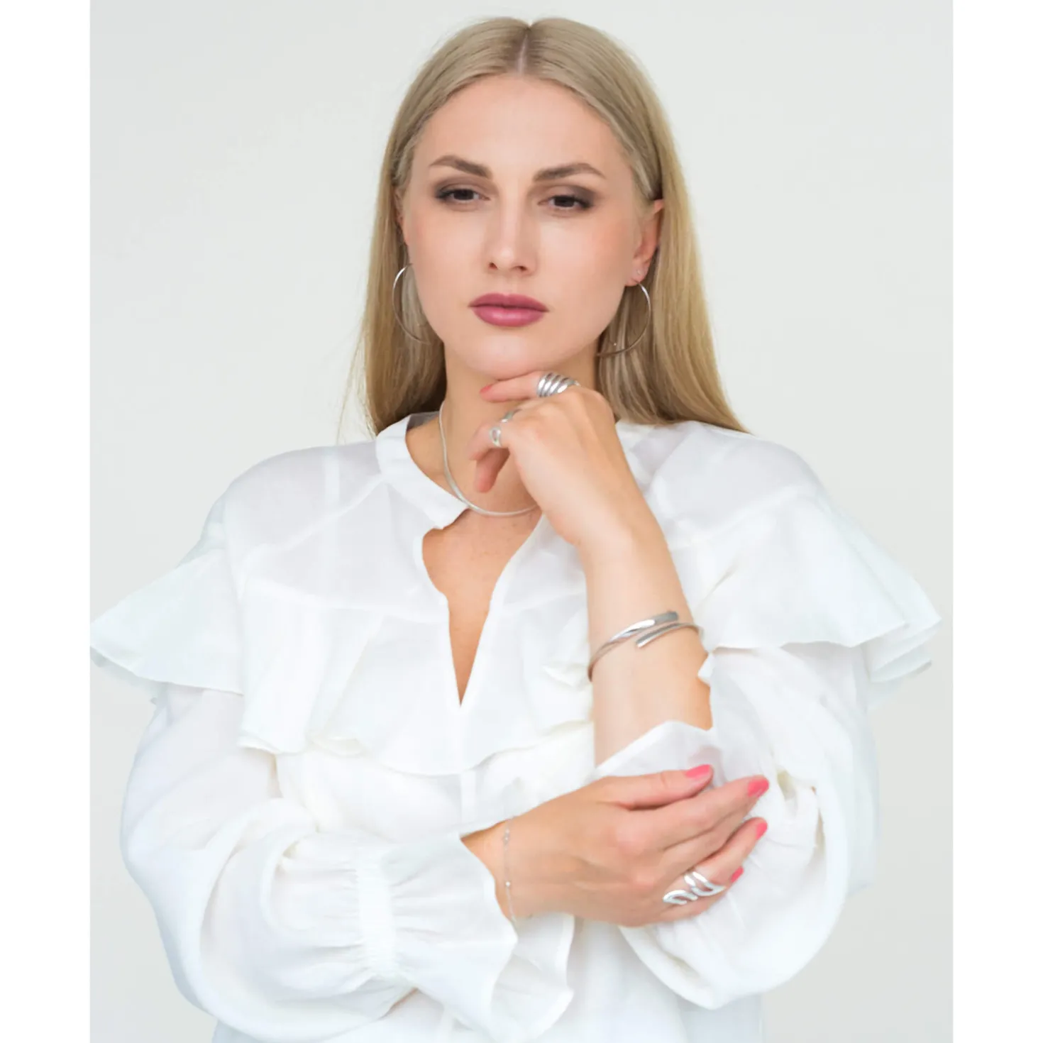 Ring aus 925 Silber, Designerring, Silberring für Damen