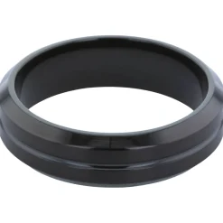 Ring Herrenring Edelstahl schwarz beschichtet teilmattiert schlicht Breite 5,9mm