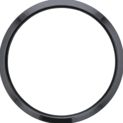 Ring Herrenring Edelstahl schwarz beschichtet teilmattiert schlicht Breite 5,9mm
