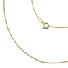 1,1 Rund-Ankerkette Halskette Collier aus 9Kt 375 Gold Gelbgold 42cm