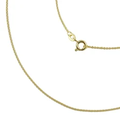 1,1 Rund-Ankerkette Halskette Collier aus 9Kt 375 Gold Gelbgold 42cm