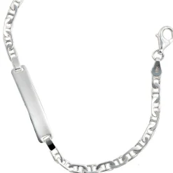 Schildband Armband Armkette aus echtem 925 Silber, 19cm, Unisex