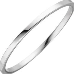 Schmaler Ring aus 333 Gold Weißgold B: 1,2mm flach glänzend schlicht