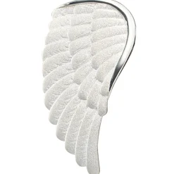 Schmuck Anhänger 14,6x28,2mm Flügel aus 925 Silber teilmattiert Halsschmuck