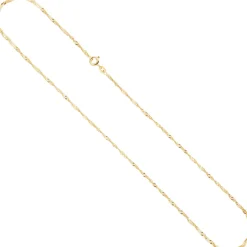 Schmuck-Set 585 Gelbgold Granate und Diamanten Ohrstecker Anhänger Kette 42cm