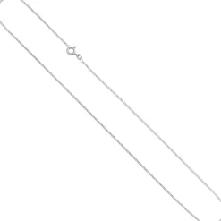 Schmuck-Set Stern 333 Gold Weißgold mit Zirkonia Ohrstecker Anhänger Kette 45cm