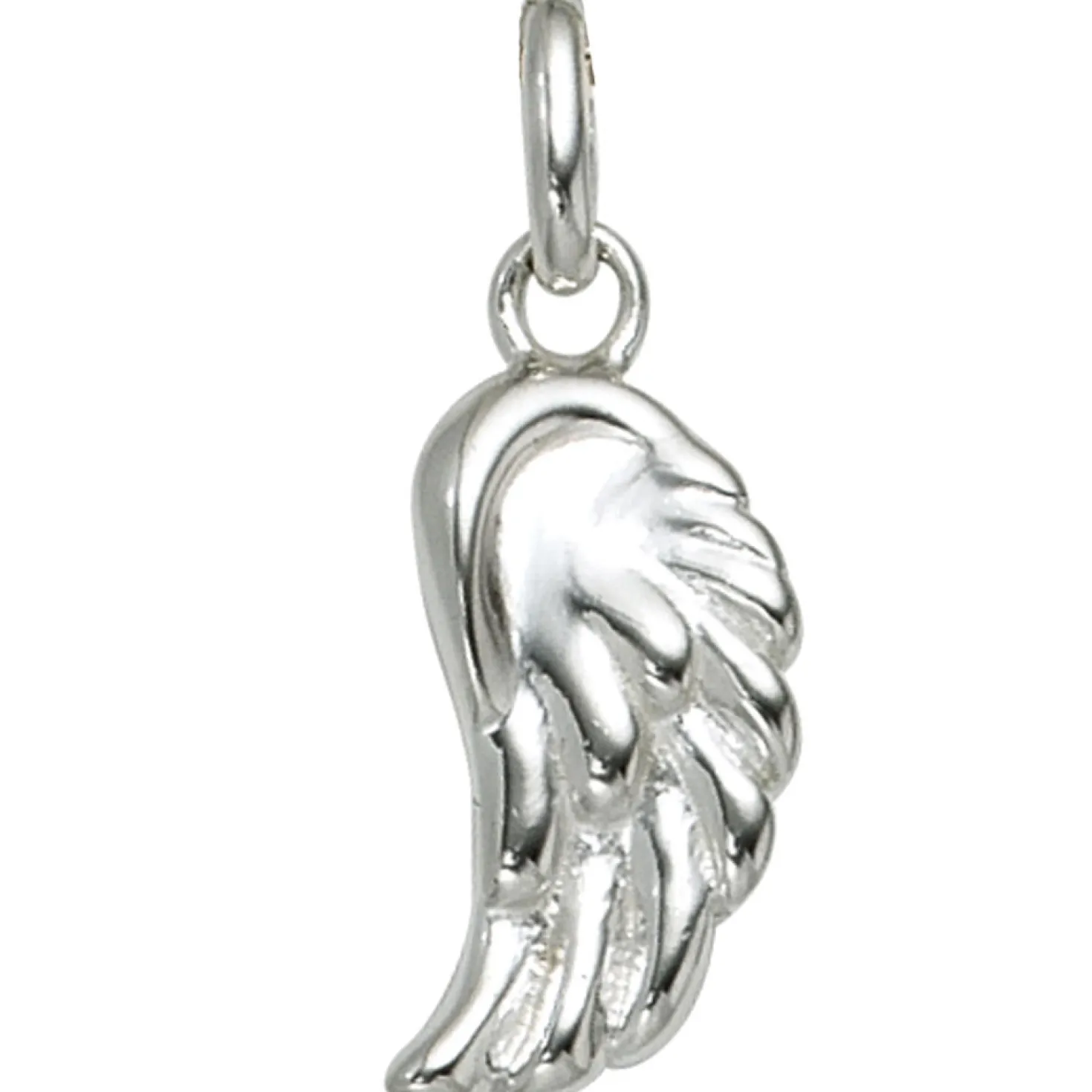 Silberanhänger Schmuck Anhänger 7,8x17,9mm Flügel aus 925 Silber Damen