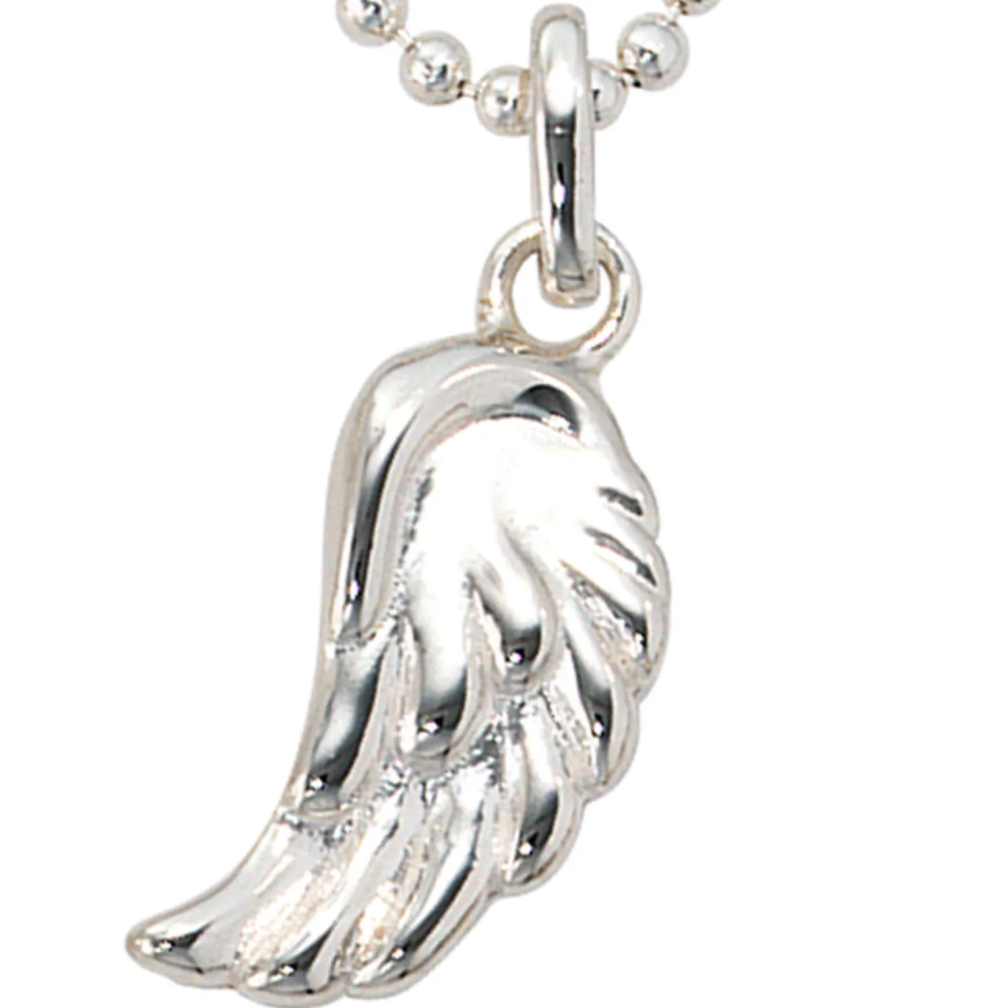 Silberanhänger Schmuck Anhänger 7,8x17,9mm Flügel aus 925 Silber Damen