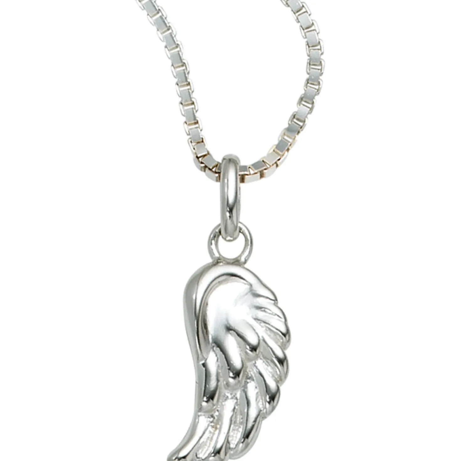 Silberanhänger Schmuck Anhänger 7,8x17,9mm Flügel aus 925 Silber Damen