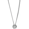 Solitaire Collier aus 585 Gold Weißgold Brillant 0,4ct F-SI L:42cm