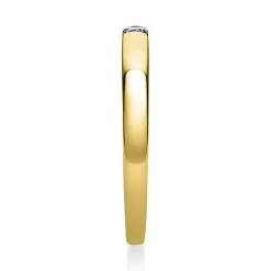 Solitär Ring Damenring aus 585 Gold Gelbgold mit Diamant Brillant 0,06 Ct.