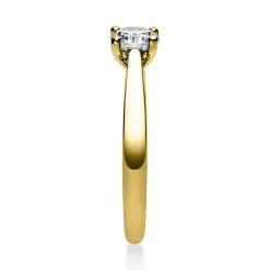Solitär Ring Damenring aus 750 Gold Gelbgold mit Diamant Brillant 0,50 Ct.