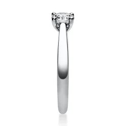 Solitär Ring Damenring aus 950 Platin mit Diamant Brillant 0,50 Ct.