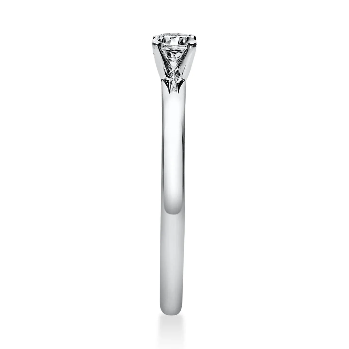Solitär Ring Damenring 585 Gold Weißgold Diamant Brillant 0,20 Ct. 4er-Krappe