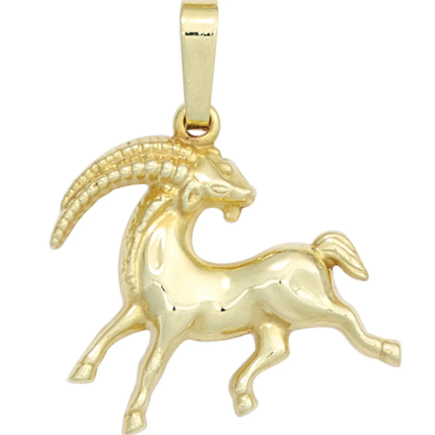 Sternzeichen Anhänger 17x16,3mm Steinbock 333 Gold Gelbgold Einhänger Damen