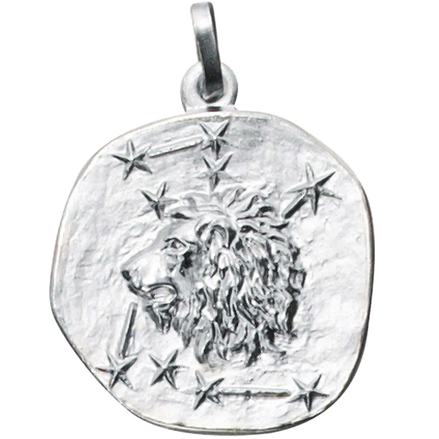 Sternzeichen Löwe - Anhänger 19,3x22,5mm aus 925 Echt Silber Halsschmuck