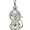 Sternzeichen Löwe Anhänger 10,8x19,2mm mit Zirkonia 925 Silber rhodiniert