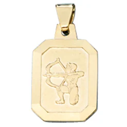 Sternzeichen Schütze - Goldanhänger Anhänger 9,2x14,7mm 333 Gold Unisex