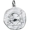 Sternzeichen Steinbock - Anhänger 19,3x22,5mm aus 925 Echt Silber Unisex