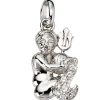 Sternzeichen Wassermann Anhänger 11,2x19,6mm mit Zirkonia 925 Silber rhodiniert