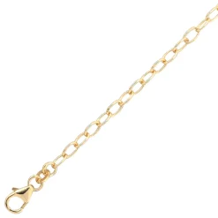 Verlängerungskettchen 7cm Verlängerung Kette 333 Gold Gelbgold Weit-Anker-Kette