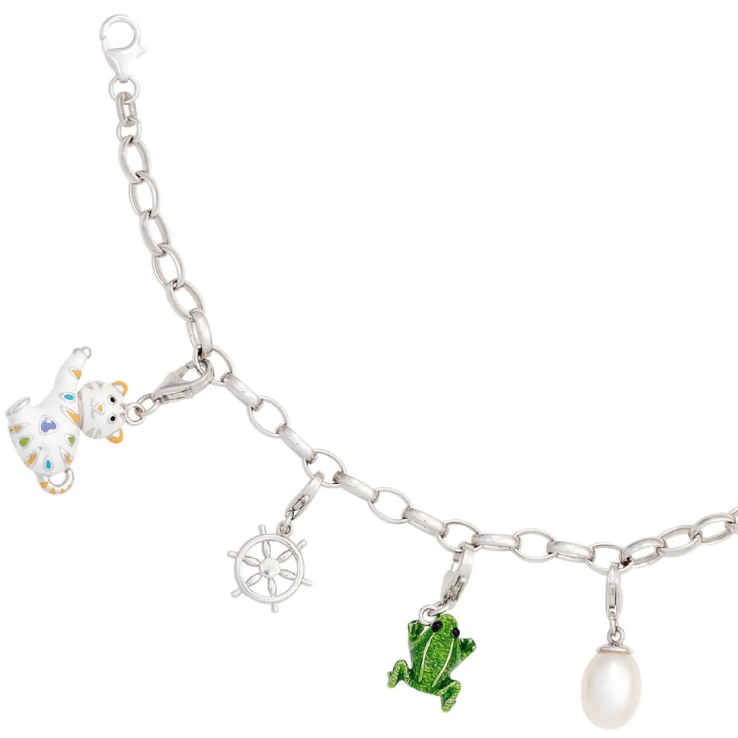 Weit-Anker-Armband Armkette aus 925 Silber Sterlingsilber Armschmuck 21cm