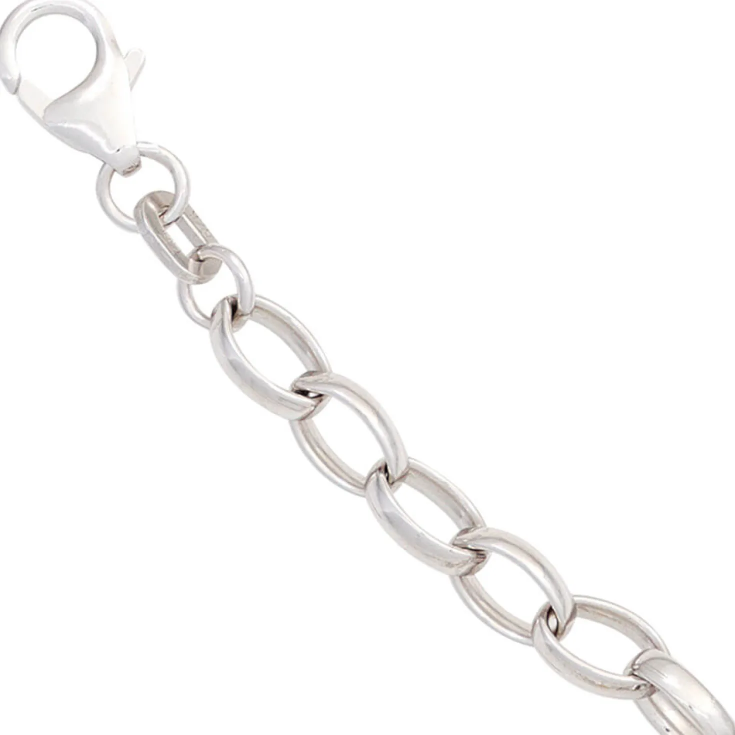 Weit-Anker-Armband Armkette aus 925 Silber Sterlingsilber Armschmuck 21cm