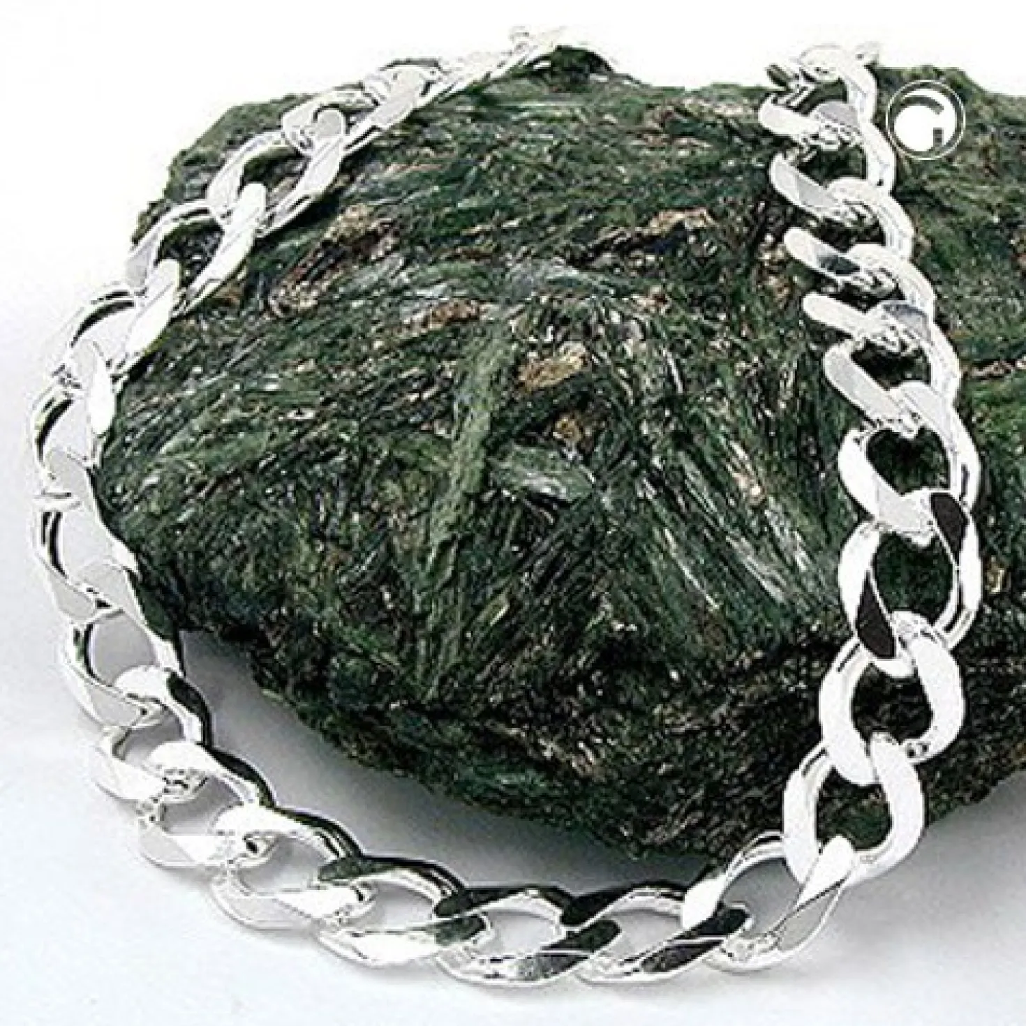 11x2,8mm Armband Weitpanzerkette Armkette, 925 Silber, 23cm, Unisex