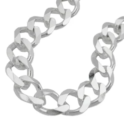 11x2,8mm Armband Weitpanzerkette Armkette, 925 Silber, 23cm, Unisex